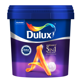 Sơn nội thất siêu cao cấp Dulux Ambiance 5 In 1 Pearl Glow Bóng Mờ 66A - 5L